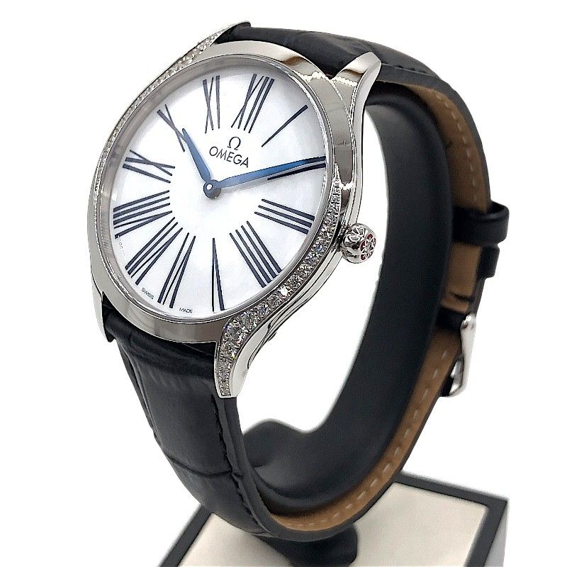 OMEGA De Ville Trésor Quartz 36MM - White & Silver Luxury Watch