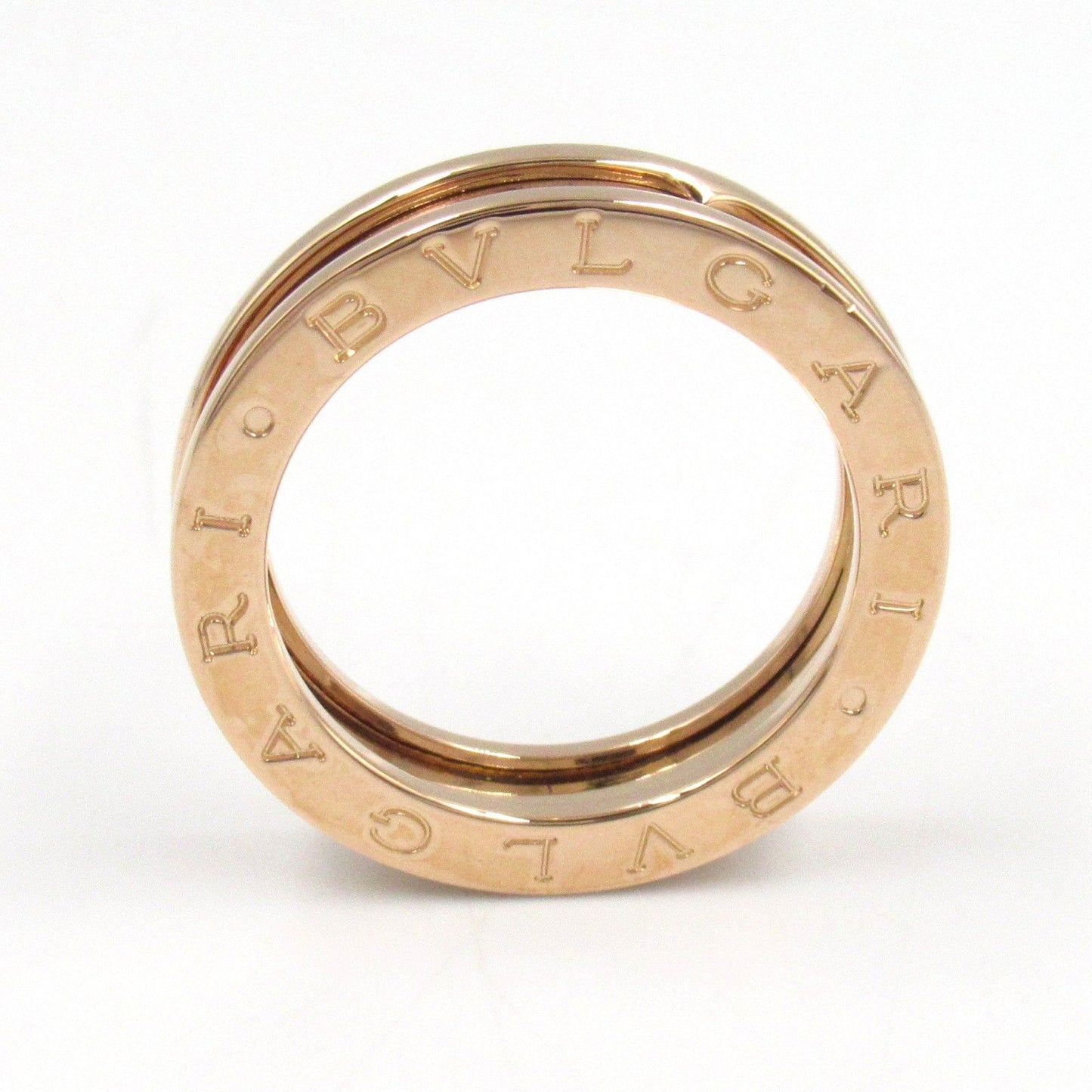 BVLGARI B-zero1 Ring in K18 Pink Gold - Timeless Elegance