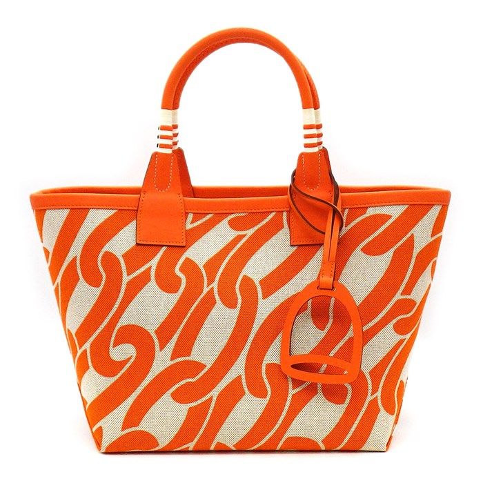 HERMES Steeple 25 Handbag - Exquisite Orange Mini-An Canvas