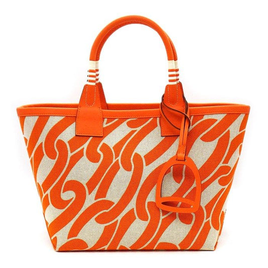HERMES Steeple 25 Handbag - Exquisite Orange Mini-An Canvas