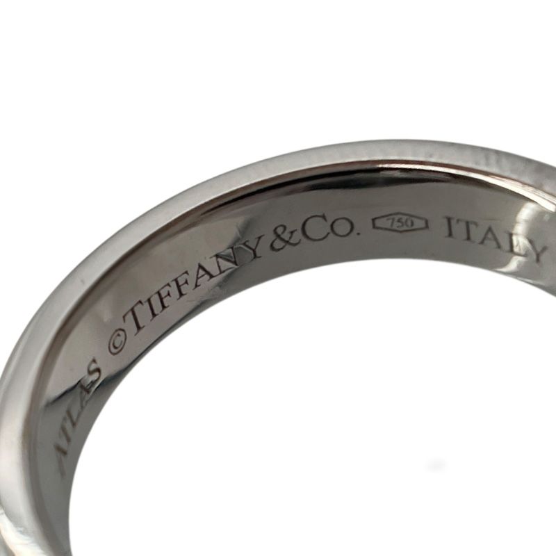 Tiffany & Co. Atlas Ring in 750WG with Diamonds - Exquisite Craftsmanship