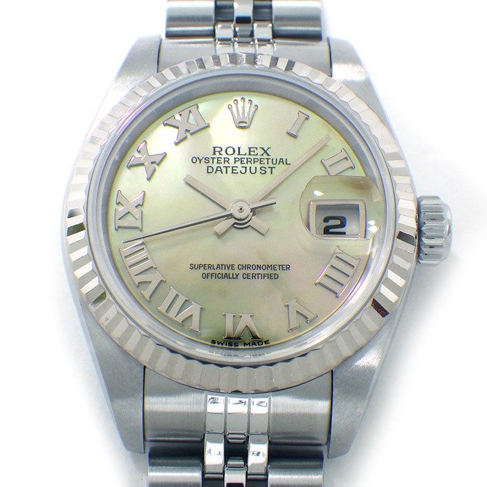 Rolex Datejust 79174 - 2003 Yellow Shell Dial - K18WG & SS