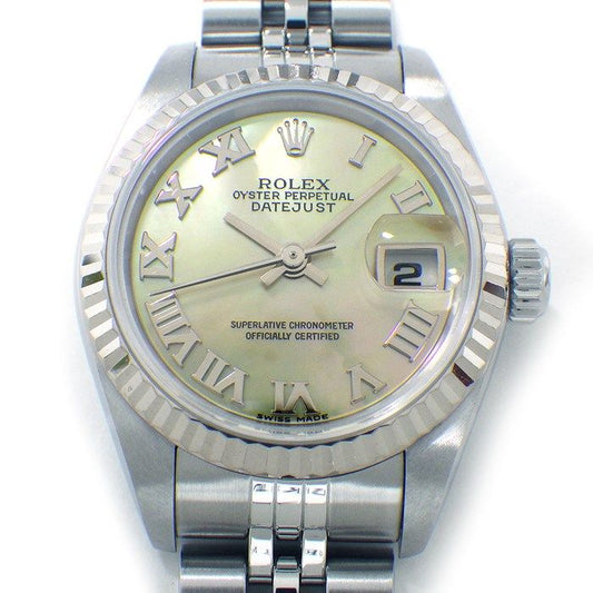 Rolex Datejust 79174 - 2003 Yellow Shell Dial - K18WG & SS