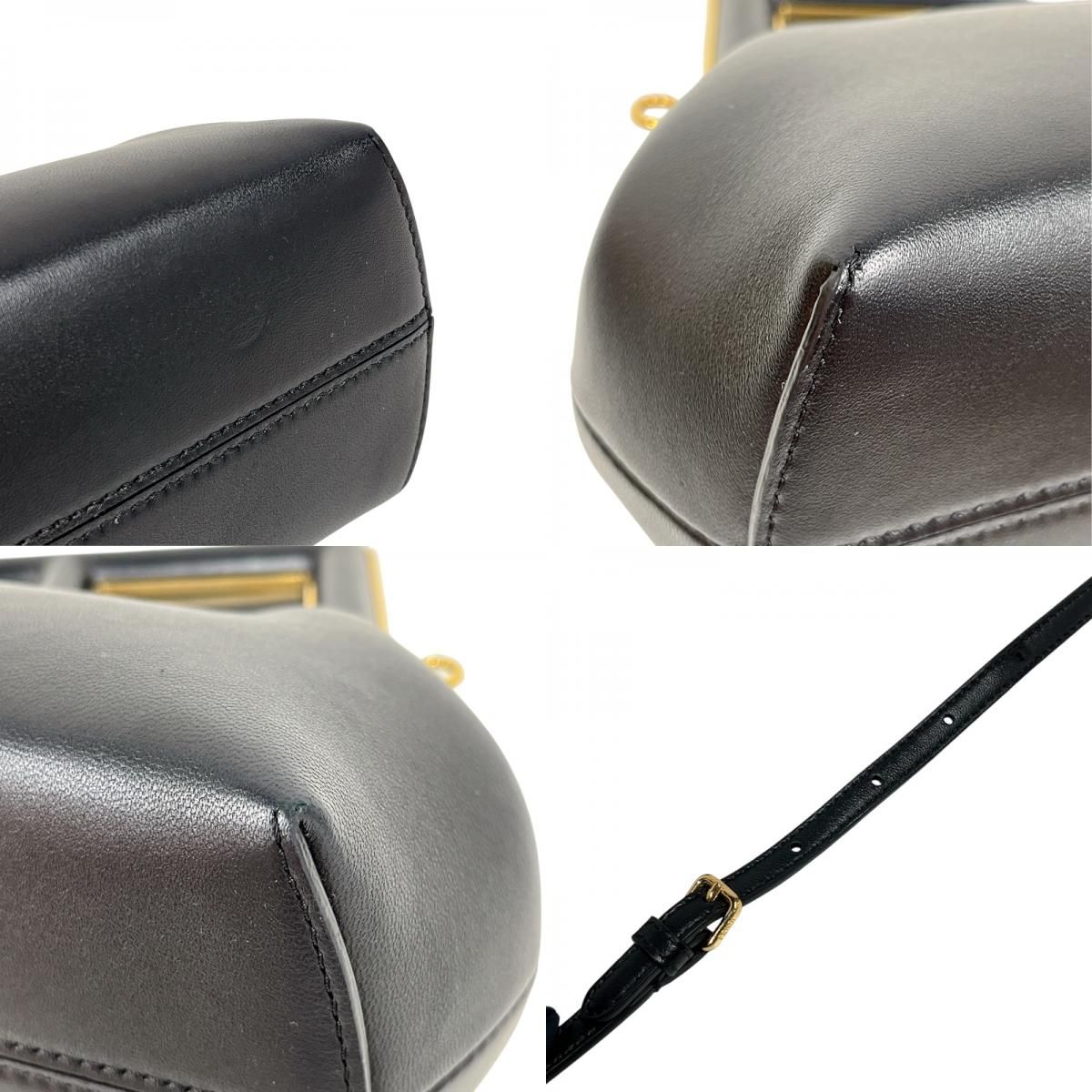 Fendi First Small Black Leather Shoulder Bag - Exquisite Craftsmanship