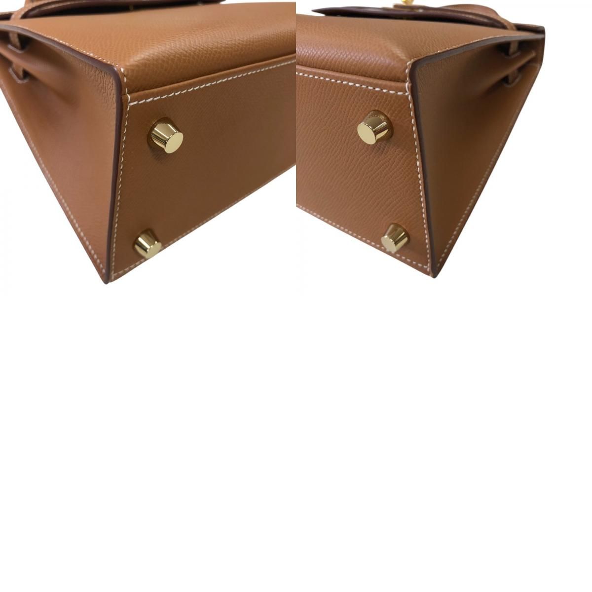 HERMES Kelly 25 Gold Epsom Leather Handbag - Exquisite Craftsmanship