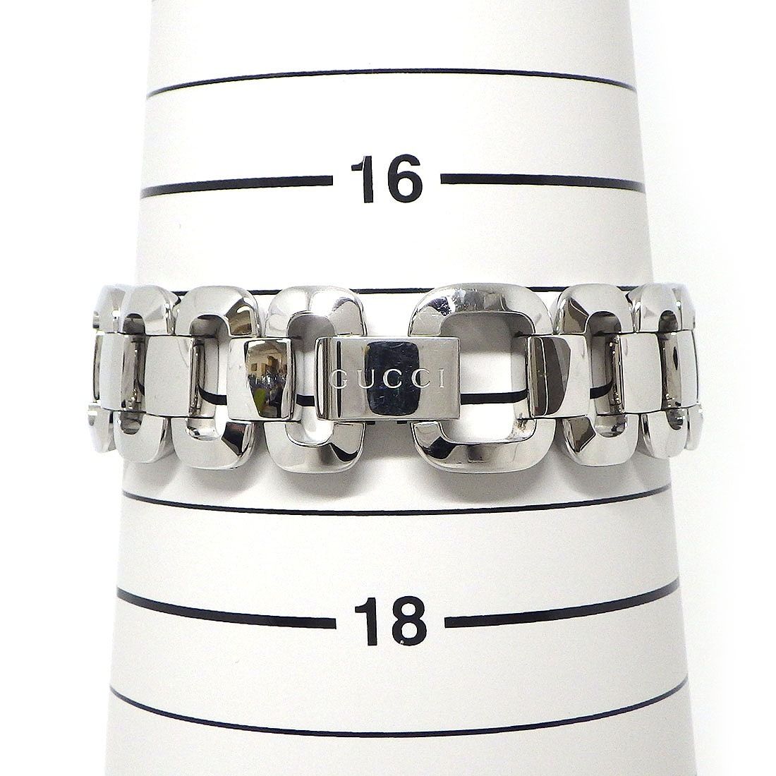 GUCCI G Collection 125.5 Diamond Index Square Watch - Brown Dial