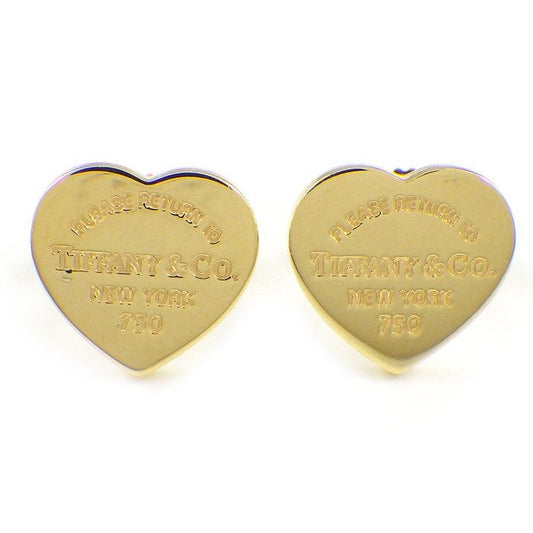 Tiffany & Co. Return to Tiffany Heart Tag Earrings in 18K Yellow Gold