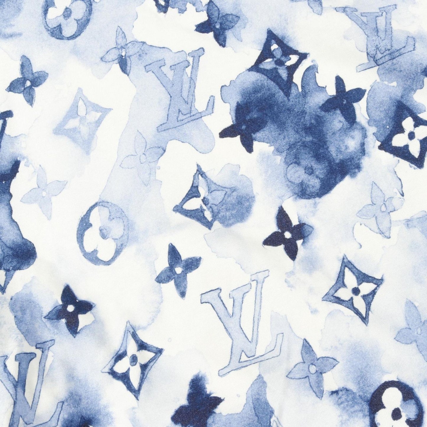LOUIS VUITTON Watercolor Monogram Polo Shirt - Size L