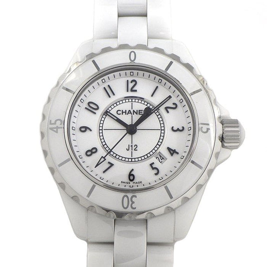 Chanel J12 H0968 White Ceramic & Stainless Steel Watch