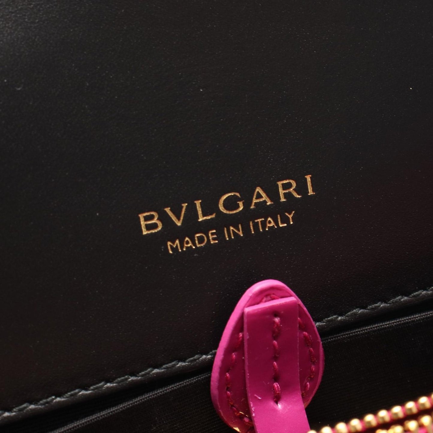 BVLGARI Serpenti Forever Pink Purple Patent Leather Shoulder Bag