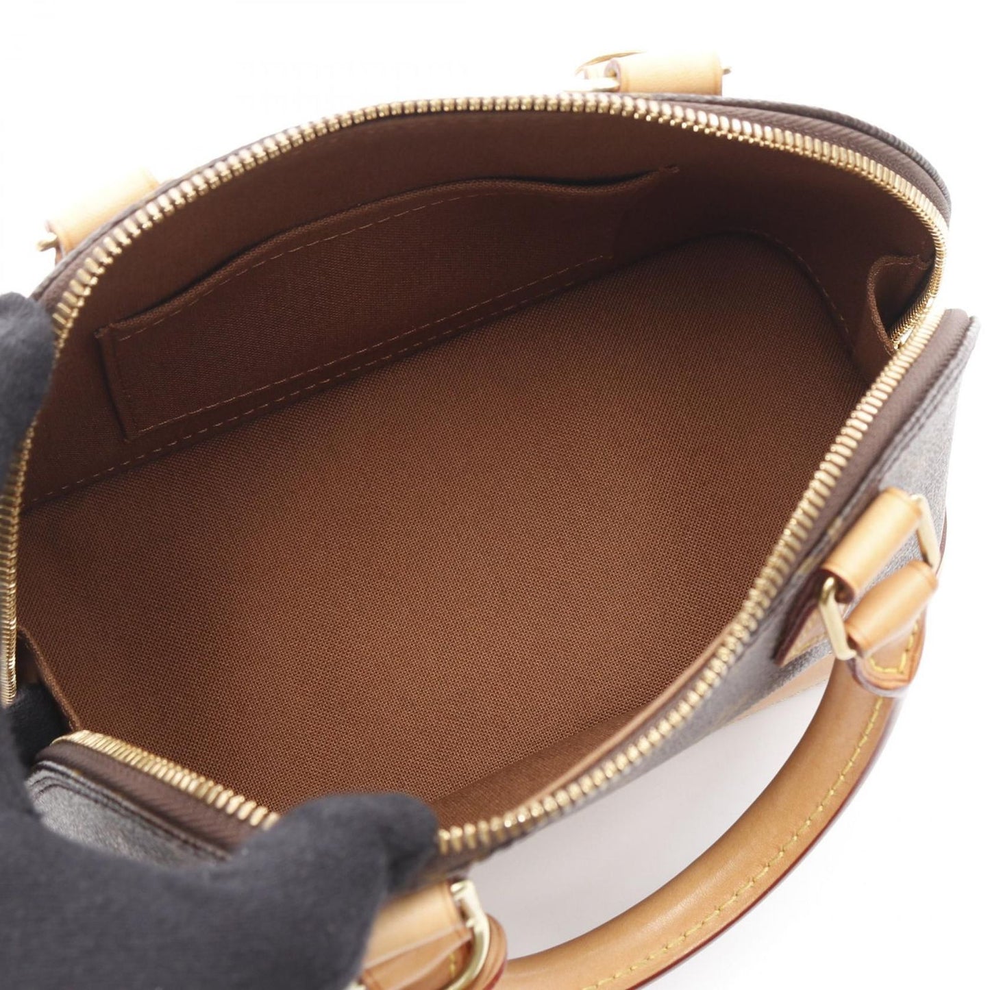 Louis Vuitton Alma BB Handbag - Timeless Elegance in Brown Monogram