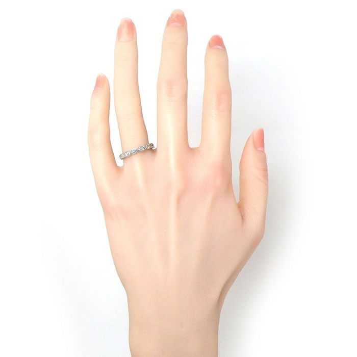 Tiffany & Co. Jazz Full Circle Diamond Ring PT950 - Size 12