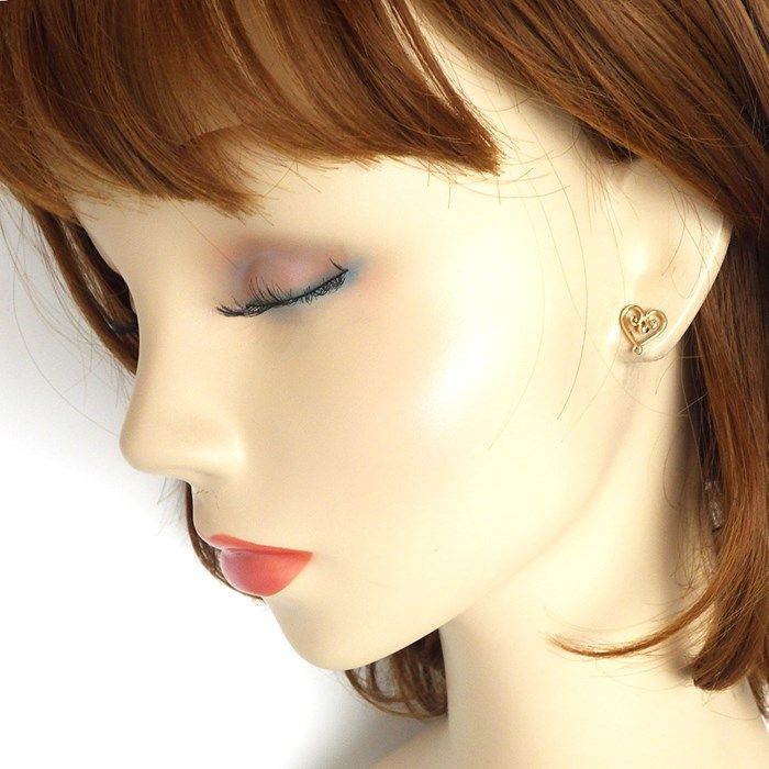 Tiffany & Co. Venezia Goldoni Heart Earrings in K18 Pink Gold