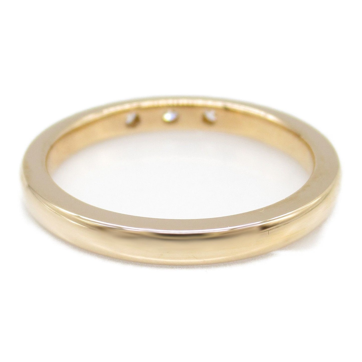 TIFFANY & CO Diamond Stacking Band Ring in 18K Pink Gold