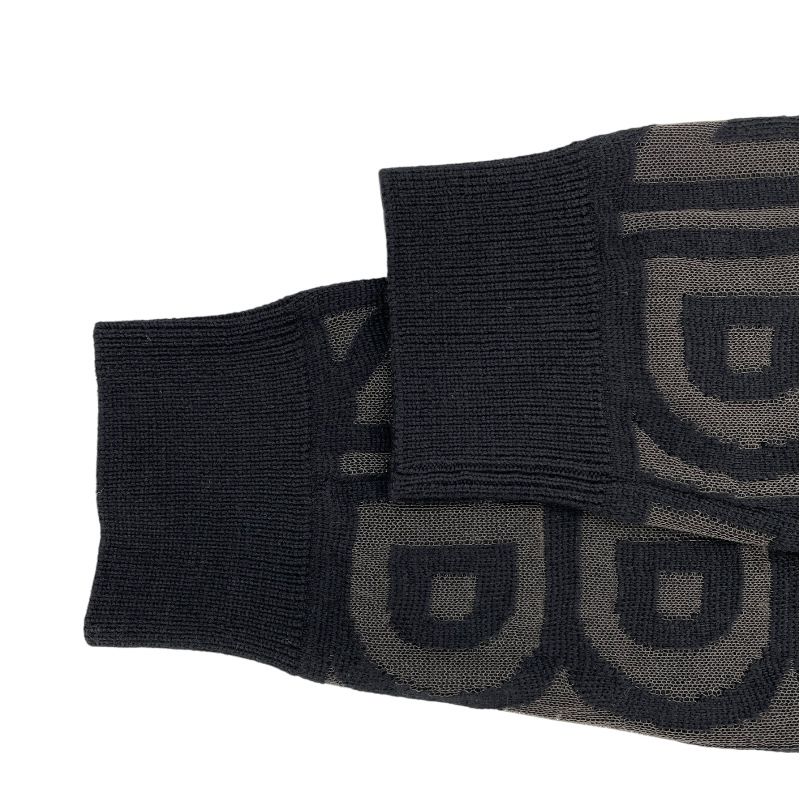 Fendi Logo Knit Sweater FXZ131 in Black - Men's Luxury Fashion