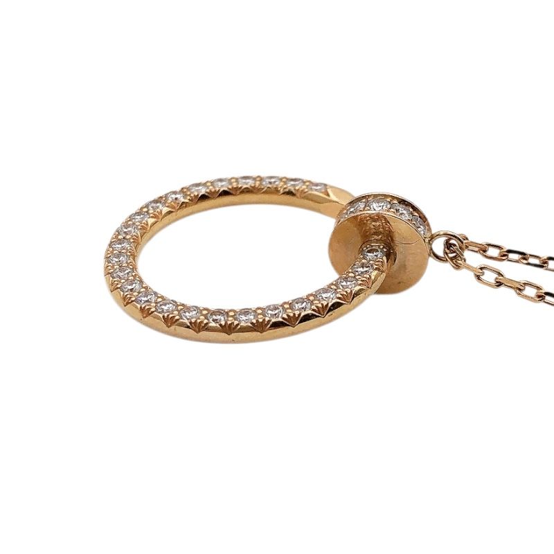 Cartier Juste un Clou Diamond Necklace in 18K Pink Gold