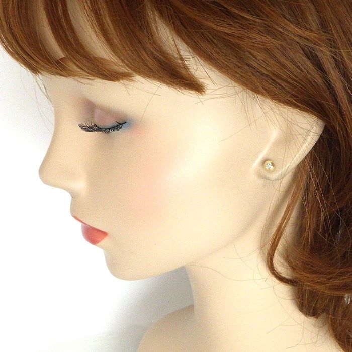 Cartier Love Earrings MM B8041500 with 0.26ct Diamonds in K18PG