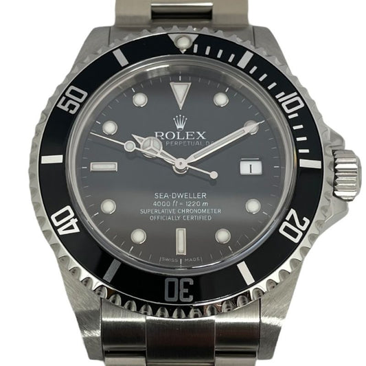 Rolex Sea-Dweller Z Series 16600 Black SS Automatic Men's Watch