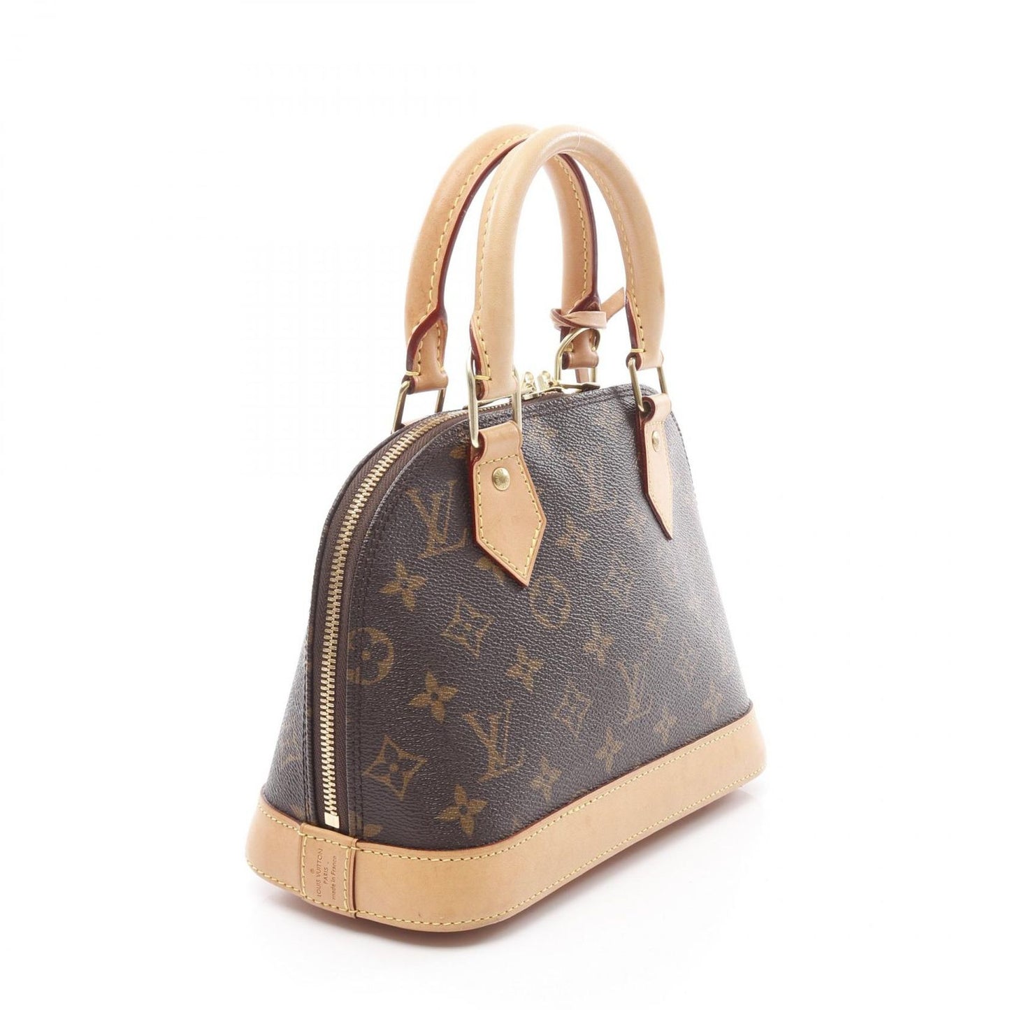Louis Vuitton Alma BB Handbag - Timeless Elegance in Brown Monogram