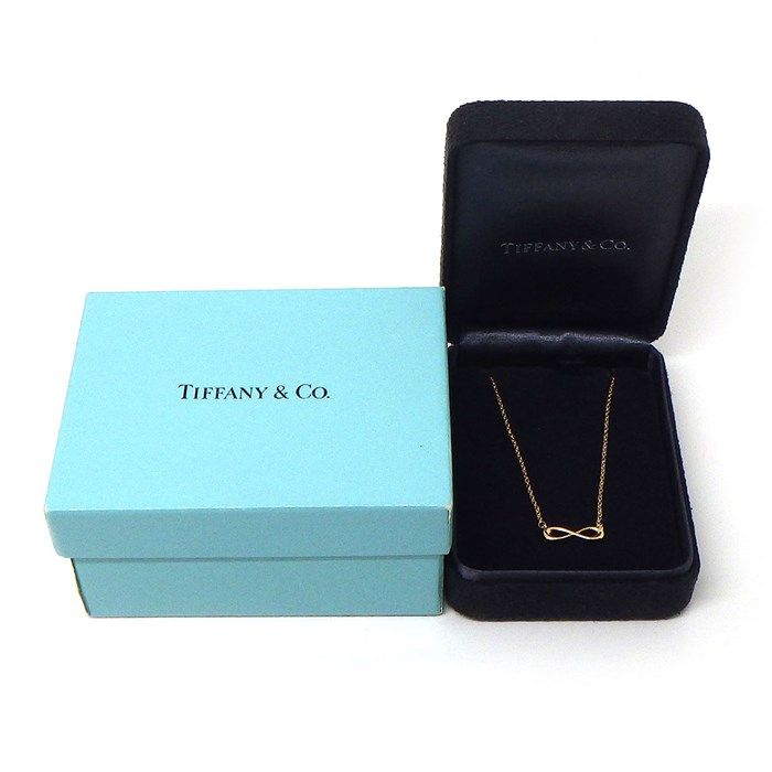 Tiffany & Co. Infinity Necklace in K18 Pink Gold - Exquisite Craftsmanship