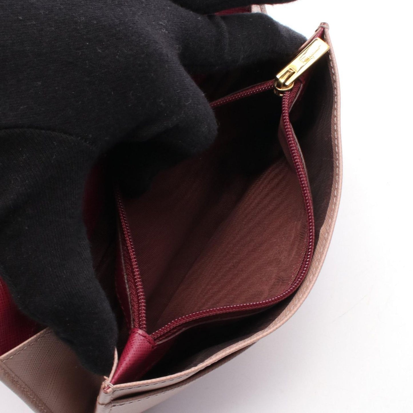 Salvatore Ferragamo Gancini Pink Leather Long Wallet