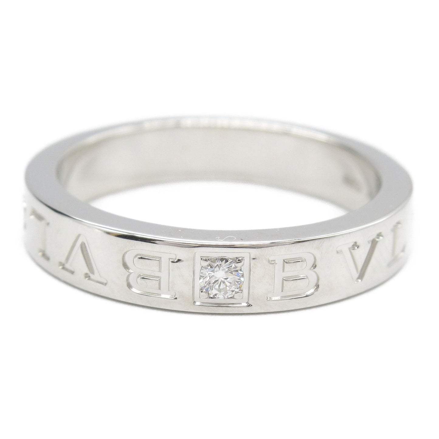 BVLGARI B-zero1 Ring in K18WG with Diamonds - Timeless Elegance