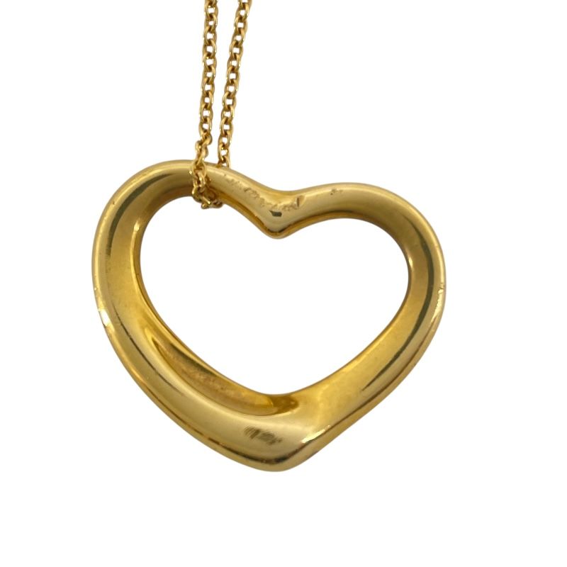Tiffany & Co. Open Heart Necklace in 18K Yellow Gold