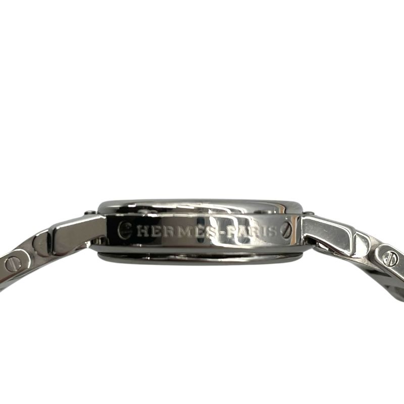 HERMES Clipper CL4.210 White SS Ladies Watch - Timeless Elegance