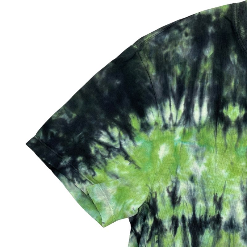 AMI Alexandre Mattiussi Tie-Dye Print T-Shirt in Green - Men's Luxury Fashion