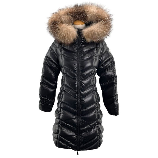 Moncler FULMAR Black Nylon Down Coat - Women's Luxury Outerwear