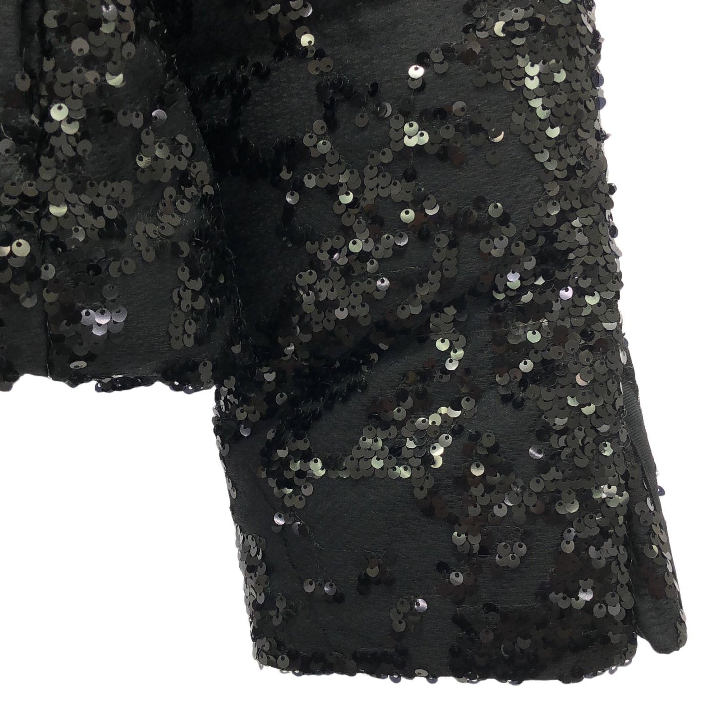 Herno Black Sequin Down Jacket - Exquisite Italian Craftsmanship