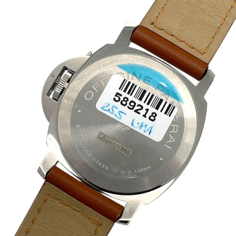 Panerai Luminor Marina Logo Acciaio PAM00632 - Brown Dial, Manual Wind