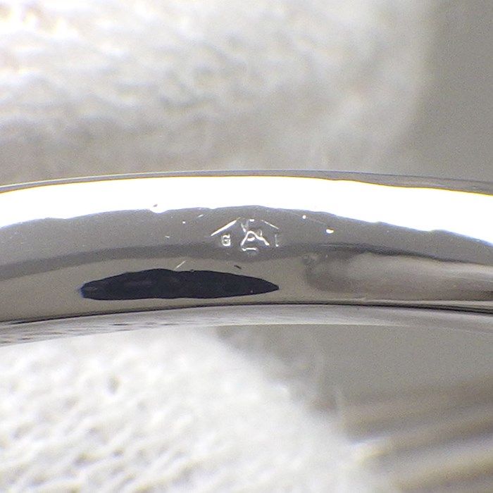 Van Cleef & Arpels Vintage Alhambra Diamond Ring in 18K White Gold