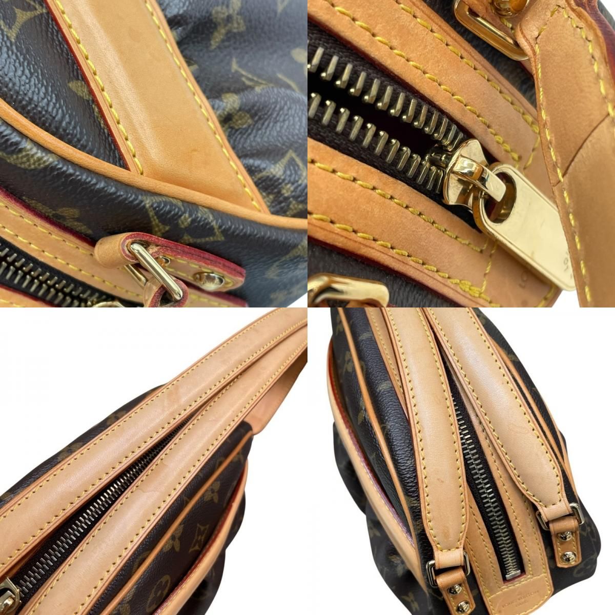 Louis Vuitton Clara M40057 Monogram Canvas Handbag - Brown