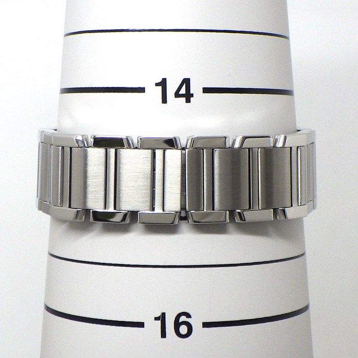 Cartier Tank Française SM WE110006 - Diamond Index - Silver Dial