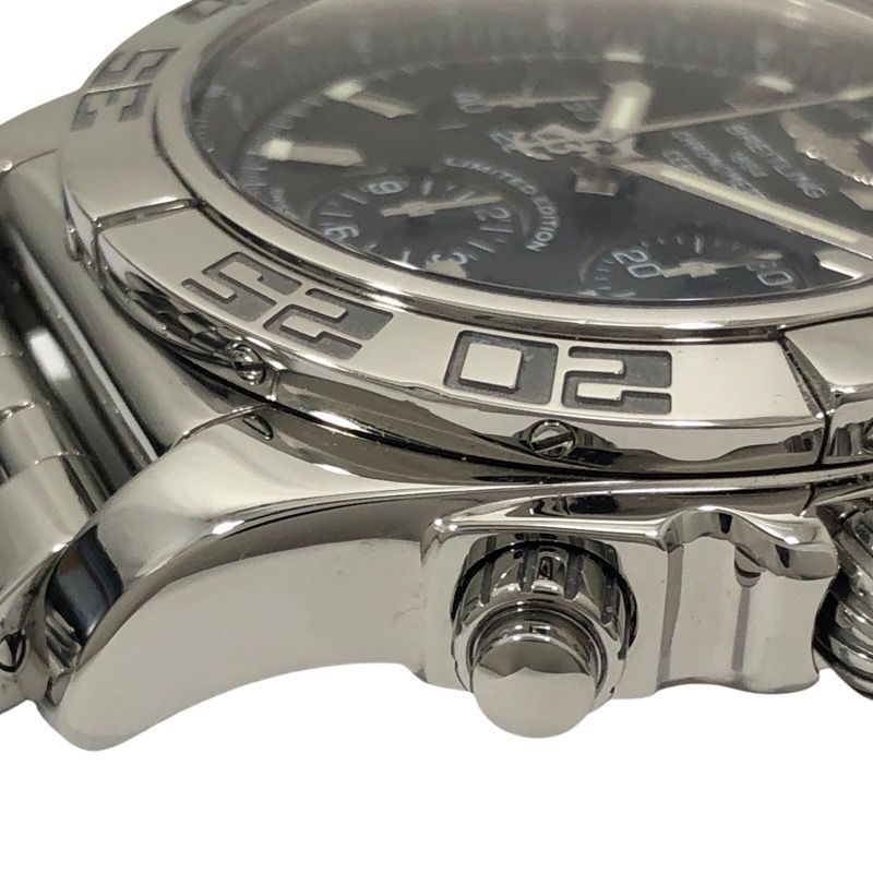 Breitling Chronomat 44 AB0111 Black SS Men's Watch - Limited Edition