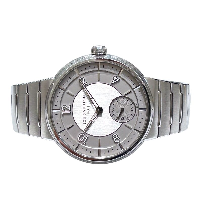 Louis Vuitton Tambour Automatic W1ST10 Silver Men's Watch