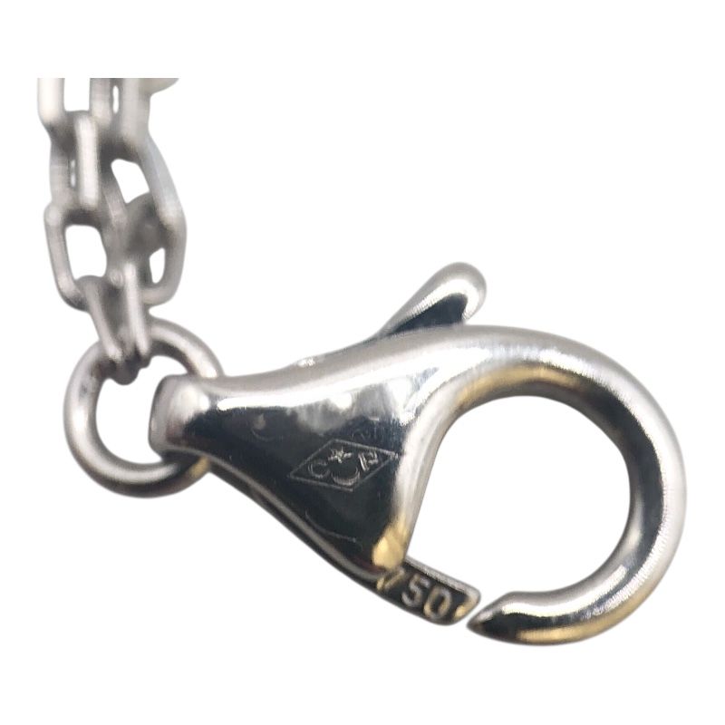 Cartier Love Circle Necklace with 2 Diamonds in 750WG