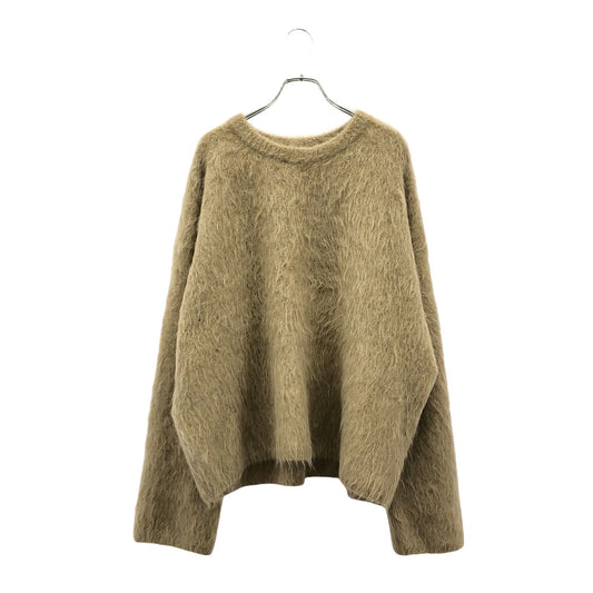 TOTEME Boxy Alpaca Knit in Grey Beige - Exquisite Craftsmanship