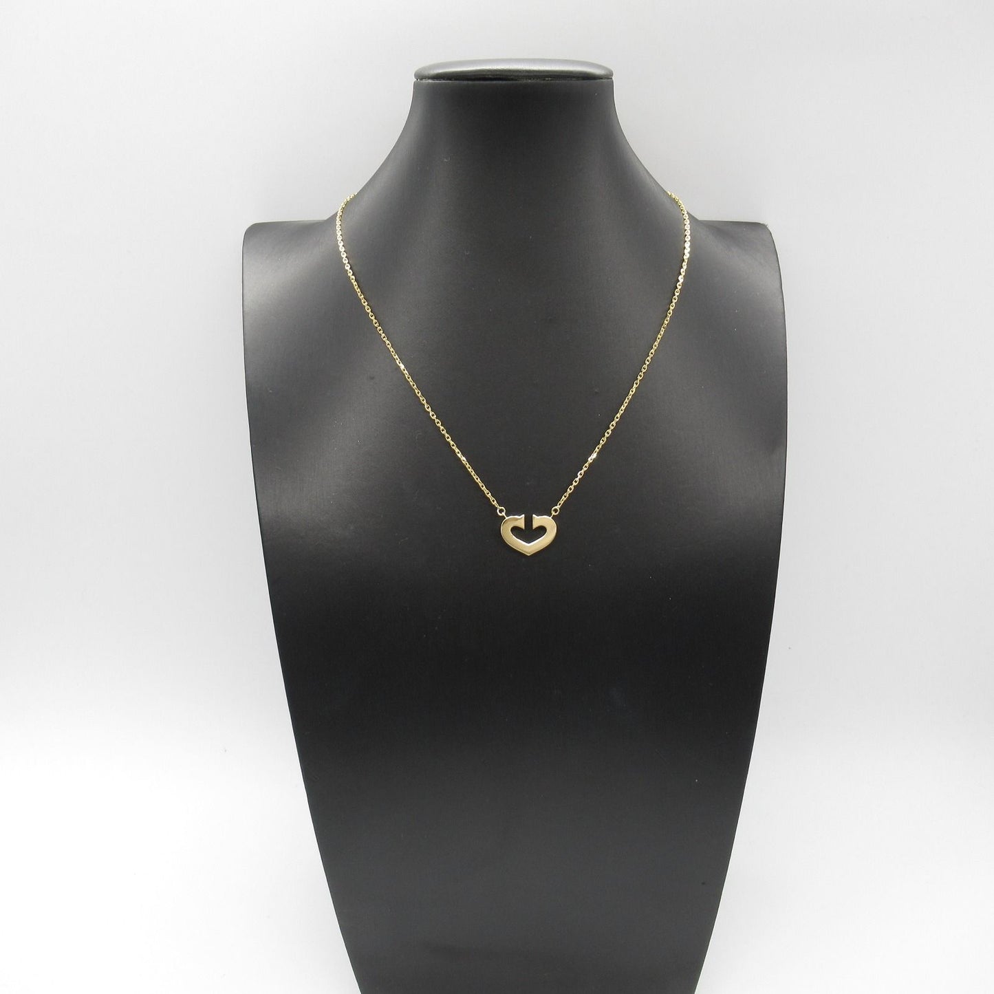 CARTIER C Heart Necklace in K18 Yellow Gold - Exquisite Elegance