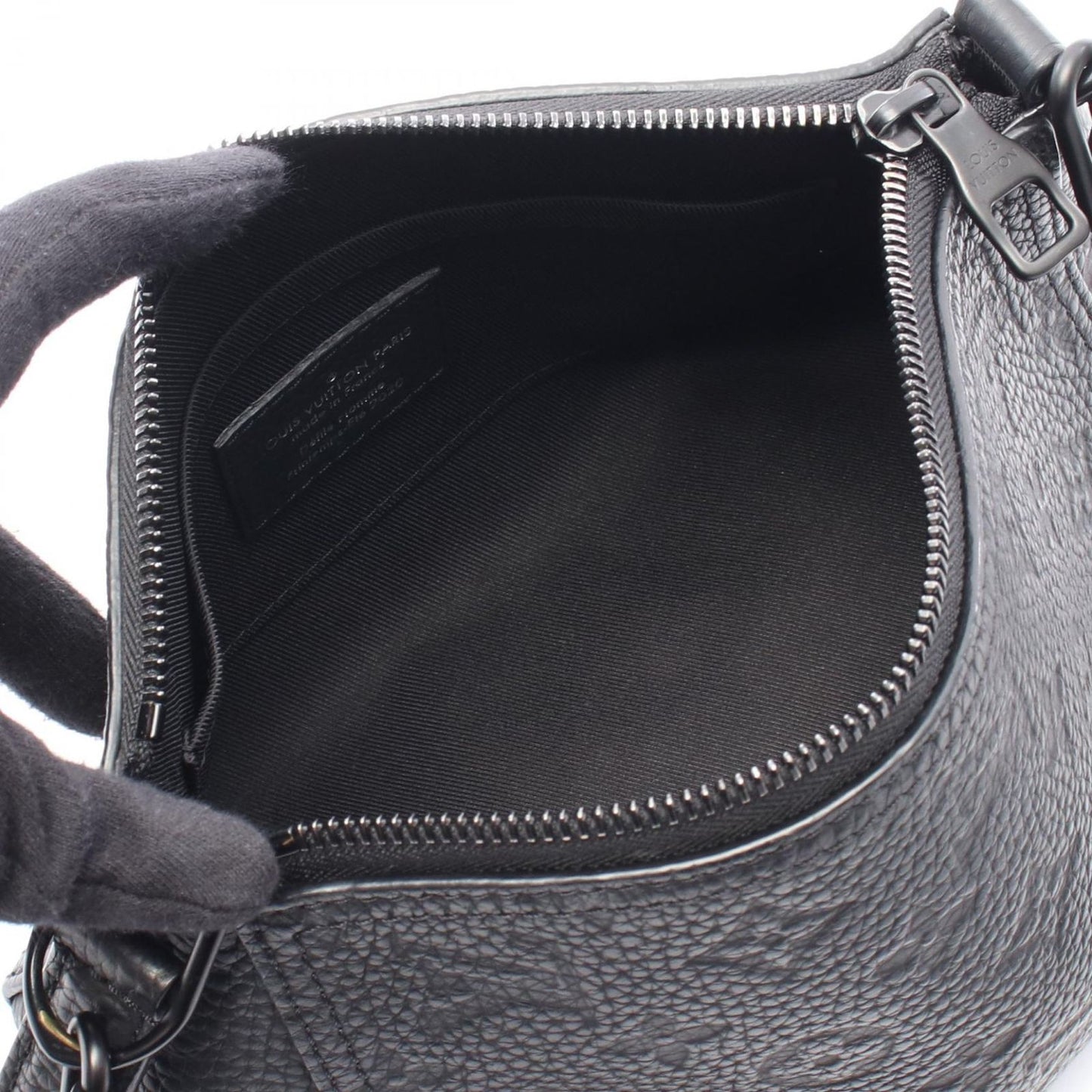 Louis Vuitton Triangle Messenger Bag in Noir - Timeless Elegance