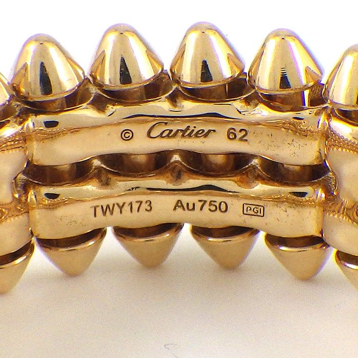 Cartier Clash Ring B4238362 in 18K Yellow Gold - Size 19.5