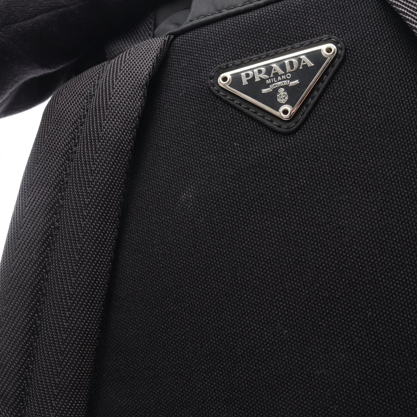 PRADA TESSUTO MONTAGN V152 Black Nylon Backpack - Timeless Elegance