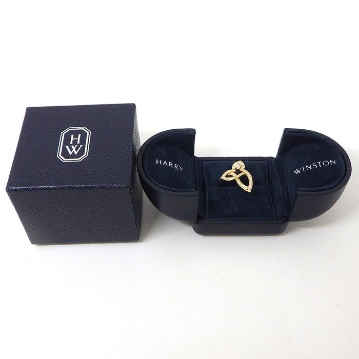 HARRY WINSTON Lily Cluster Ring with Marquise and Round Diamonds