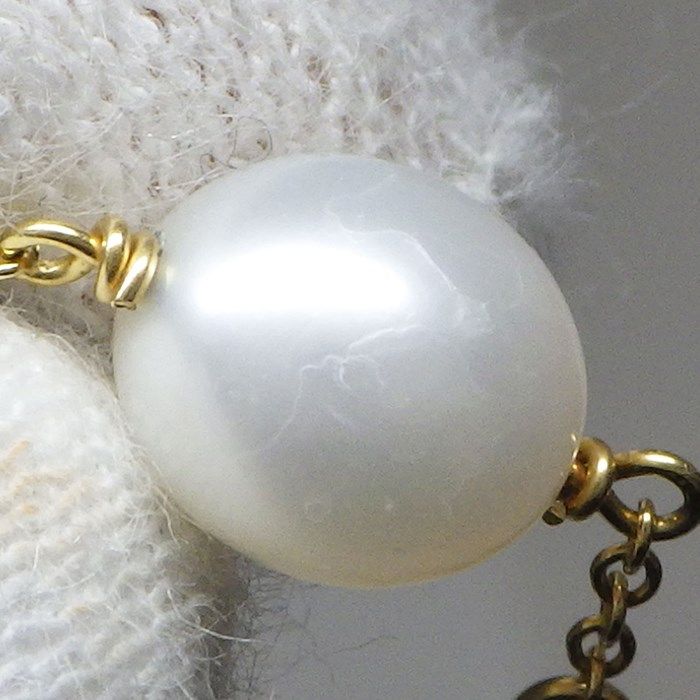 Tiffany & Co. By The Yard Pearl Bracelet in 18K Yellow Gold