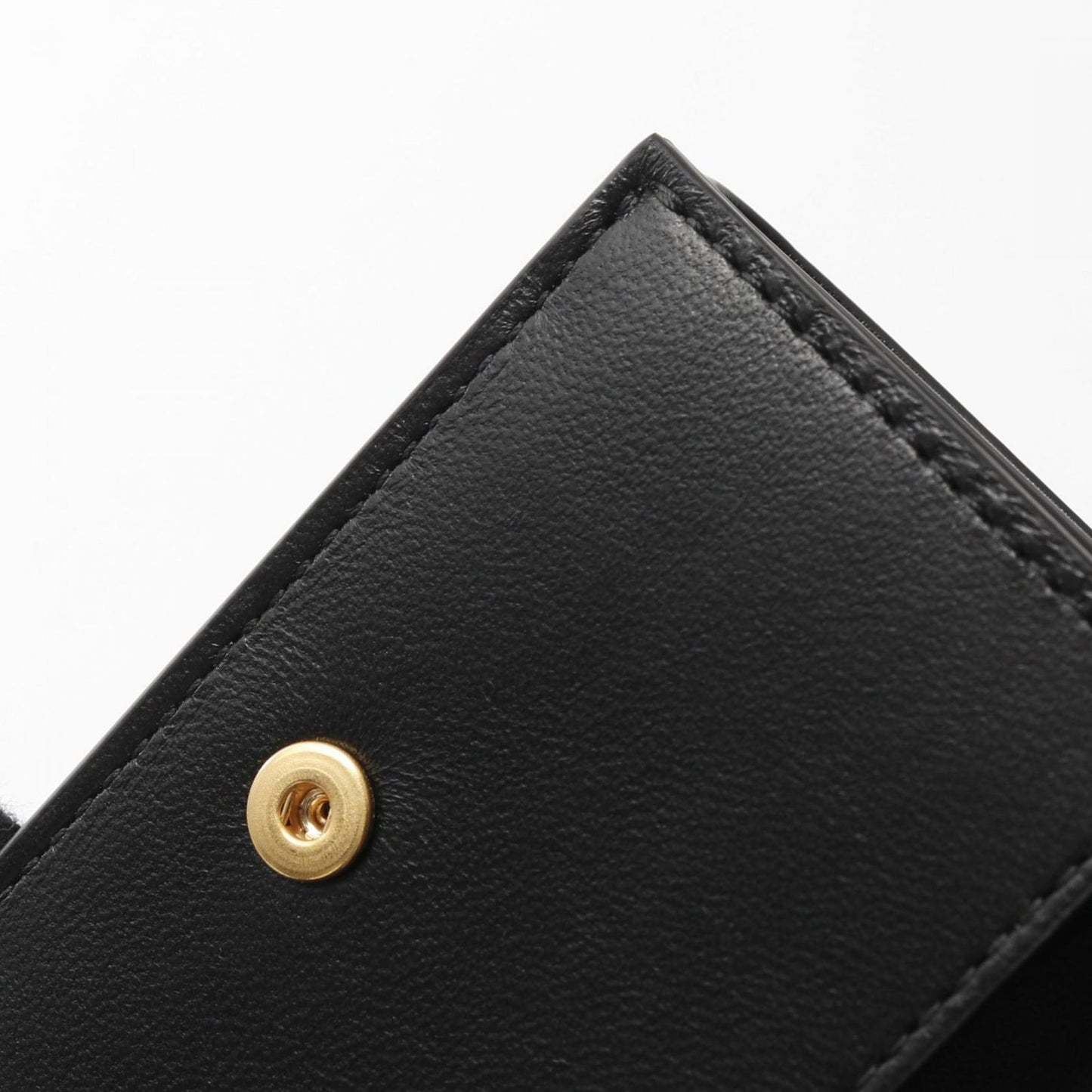 BOTTEGA VENETA Intrecciato Tiny Wallet in Black Leather - New
