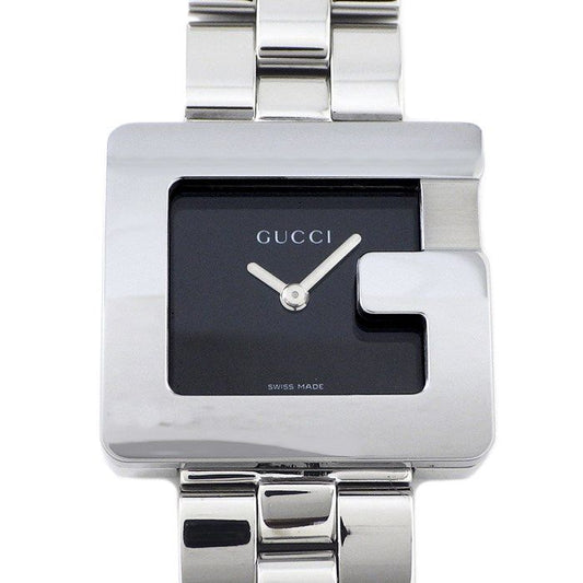 GUCCI G Square 3600L Black Dial Stainless Steel Quartz Watch