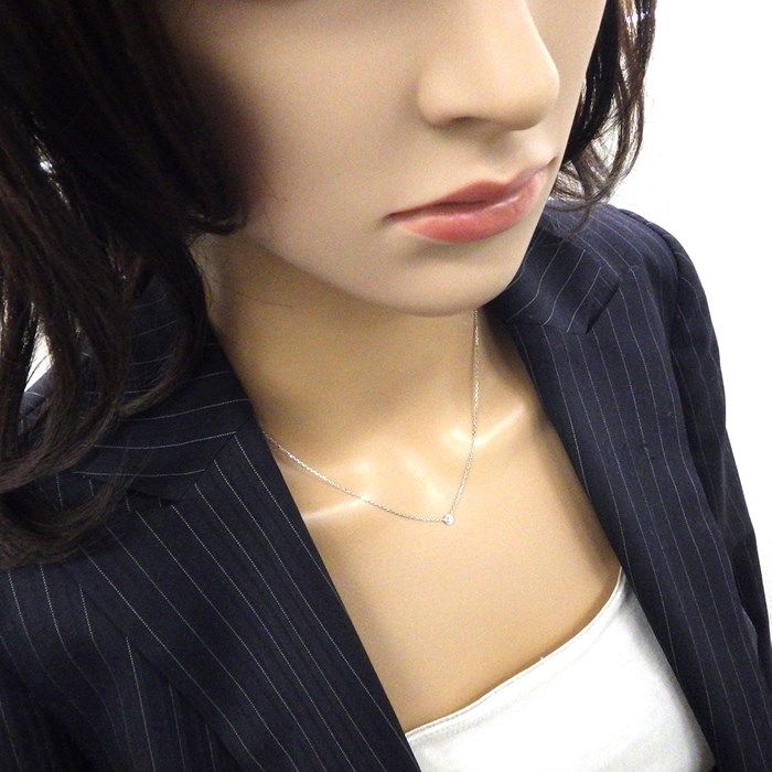 Cartier Amour XS Diamond Necklace in 18K White Gold