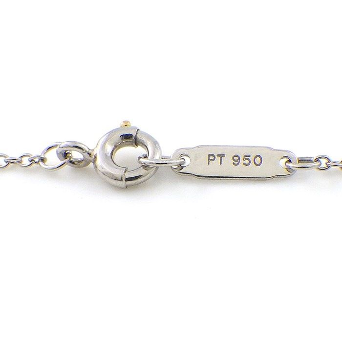 Tiffany & Co. Bubble Necklace with 5-Point Diamond in Platinum