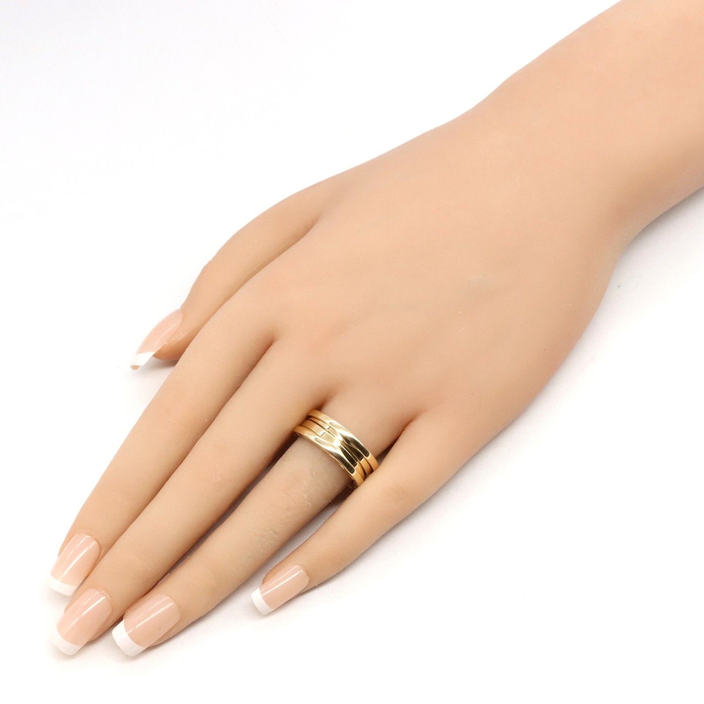 BVLGARI B-zero1 3-Band Ring in K18 Yellow Gold - Unisex